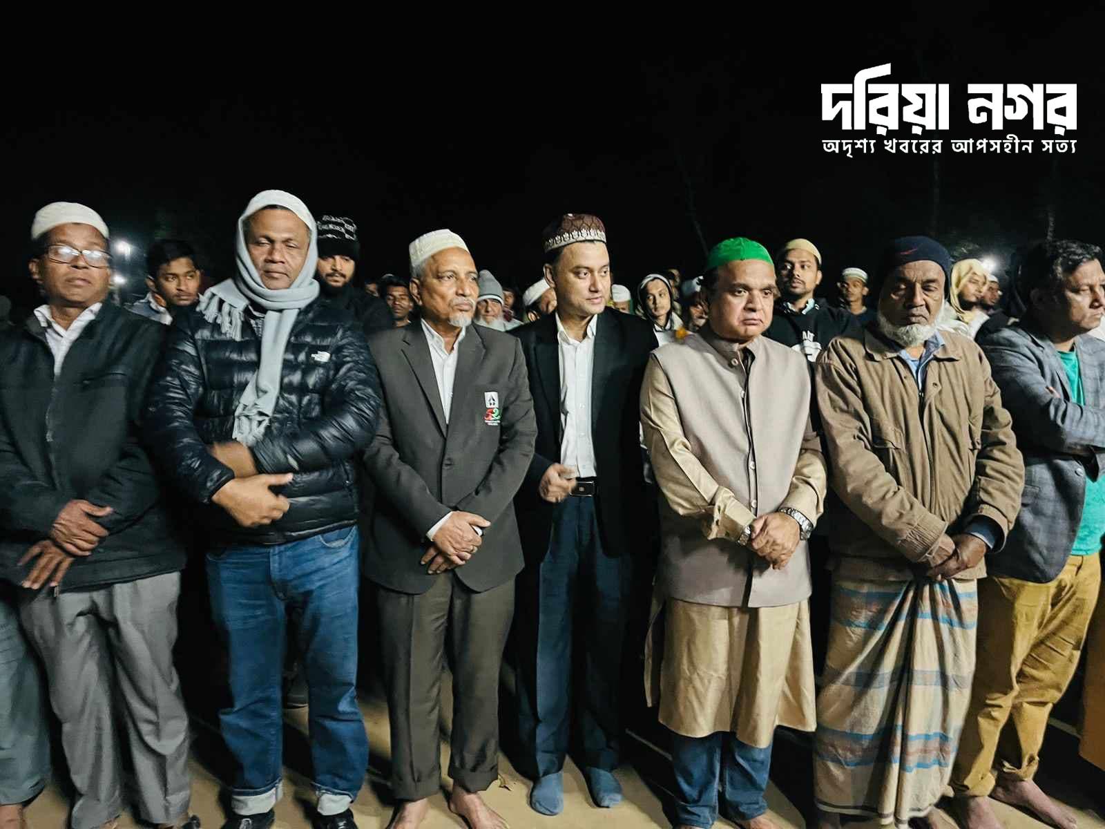 The funeral prayer and burial of the freedom fighter journalist Nizam Uddin Ahmed have been completed.