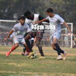 In Pekua, Lohagara XI in the quarter-finals of the Arafat Rahman Koko Memorial Gold Cup Football Tournament.