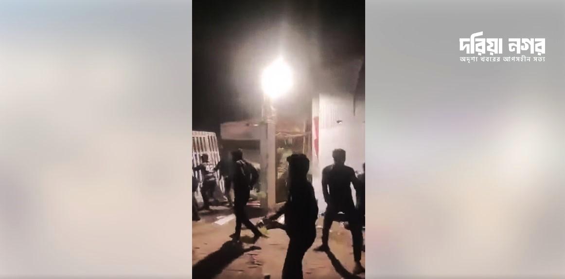 "Vandalism at Chattogram DC Park following allegations of assault on a prime mover driver."