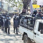 টেকনাফে নির্বাচন উপলক্ষে নৌবাহিনীর ফুট পেট্রোলিং জোরদার