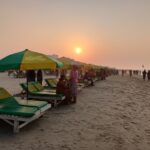 নতুন বছরের প্রথম সূর্যে আলোকিত কক্সবাজার সমুদ্রসৈকত